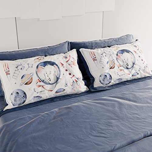 PETTI Artigiani Italiani, Bed Pillowcases, Pair of Pillowcases 50 x 80 cm, Pillow Case, Hypoallergenic Microfibre Pillowcases - Image 2