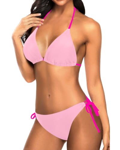 Image of Tempt Me Women Triangle Bikini Sets Tie Side Bathing Suit