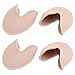 OMASUNB 4PC Toe Pads for Pointe Shoes, Ballet Pointe Shoe Toe Pads Set, Effective Protection for Toes, Elastic Knitted Fabric Toe Cushions for High Heels and Dance Shoes