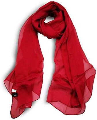 100% Pure Silk Womens Thin Soft Long Shawl Wrap 25"x76" New