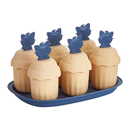 Culnflun Cartoon Pop Sicle Mold, Ice Cream Tray Holder 6