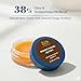 Blue Nectar Ayurvedic Orange Lip Balm with Organic Ghee & Natural Vitamin C for Dry Lips | Moisturizing Lip Gloss with Clean Ingredients (0.35 oz, 10 Herbs)