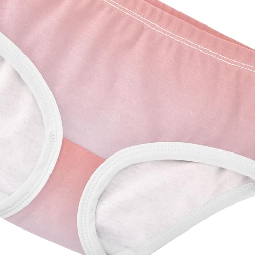 Joisal Bright Girls Underwear Toddler 2t Cotton Panties Little Girl Coral Pink Lavender Gradient Briefs Undies Kids4