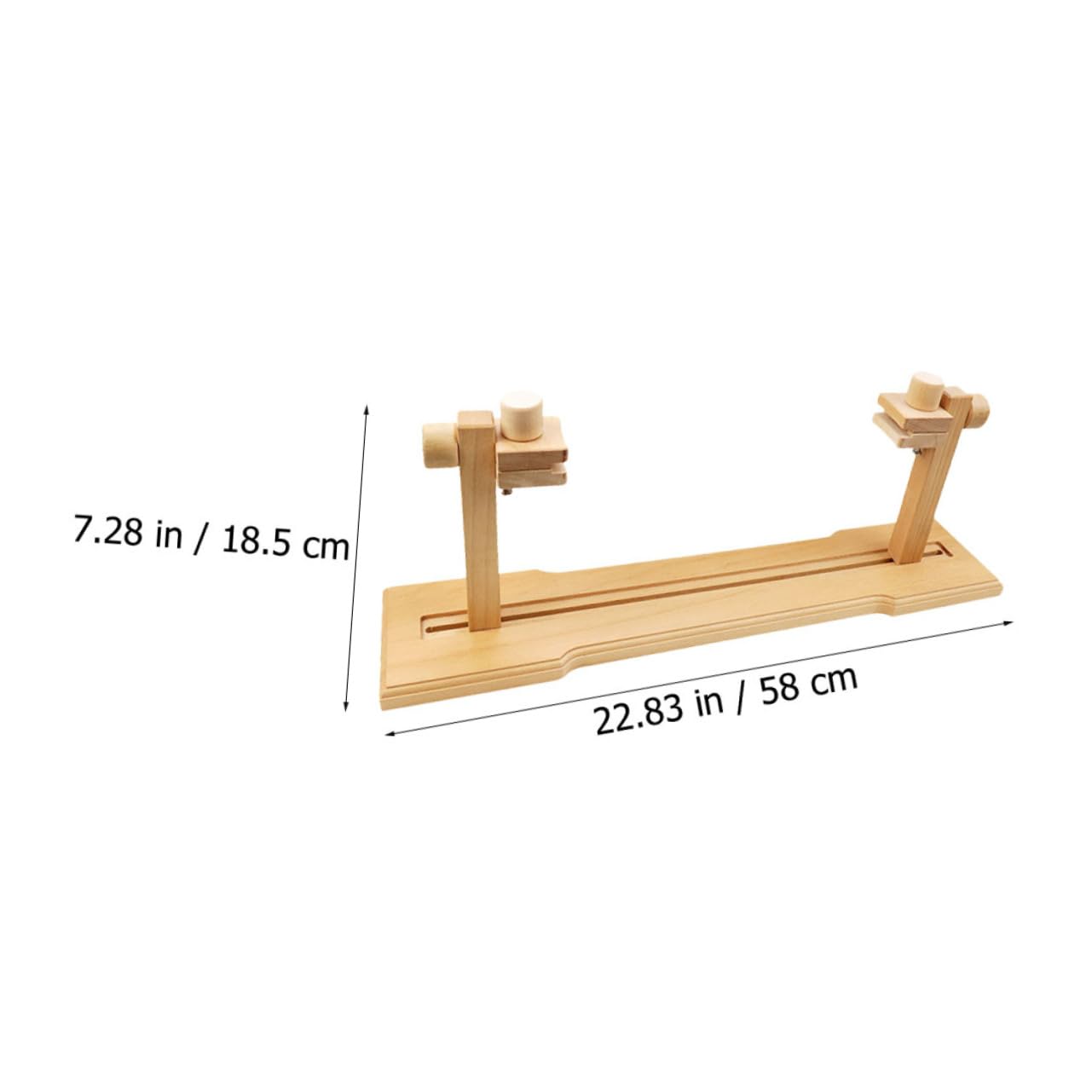 NUOBESTY 1 Juego Bastidor De Bordado De Escritorio Estante De Punto De Cruz Puesto De Costura Estante Bordado Para Mesa Porta Aros De Bordado De Madera Marco De Punto De Cruz Familiar
