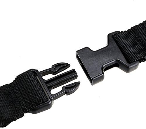 Fuwok Adjustable One Point Tactical Sling Airsoft Rifle Gun Bungee Cord with Shoulder Pads DDC01