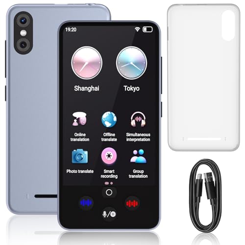 SCZND Traduttore Simultaneo Vocale Offline, 138 Lingue Traduttore Vocale Istantaneo Multilingue, Traduttore Istantaneo Vocale con Translator di Foto/Italiano offline, con 2000 mAh Batteria