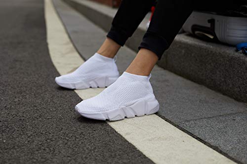 Image of Casbeam Men's Running Knit Comfortable Lightweight Breathable Casual Sports Shoes Fashion Sneakers Slip-On Walking Shoes