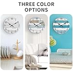 8 Silent Coastal Retro Wall Clock