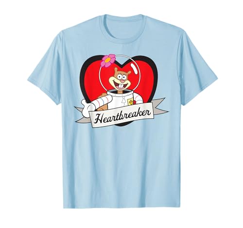T-shirt Bob l'Éponge Sandy Heartbreaker idéal pour vos sorties pop