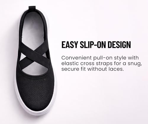 Image of Kraasa Ballet Flats Bellies for Women, Walking Flat Shoes for Woman, Lightweight Elastic Fit and Comfort, Ballerina for Ladies and Girls