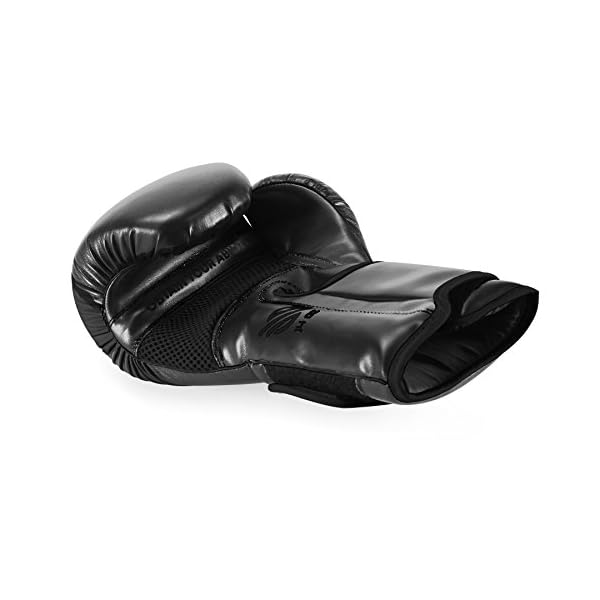 Sanabul-Essential-Gel-Boxing-Kickboxing-Punching-Bag-Gloves Sanabul Essential Gel Boxing Gloves | Pro-Tested Kickboxing Gloves for Men and Women | Ideal for Boxing, MMA, Muay Thai, and Heavy Bag Training All Black, 12 oz