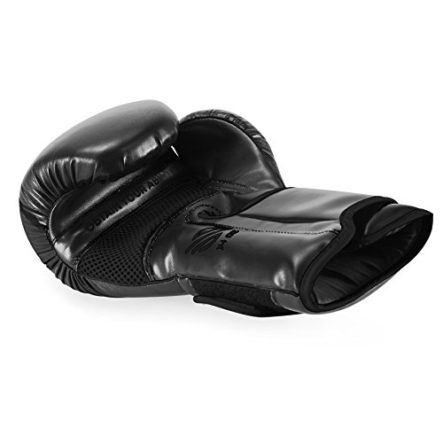 Sanabul Essential Gel Boxing Kickboxing Fighting/Bag Gloves (All Black, 10 oz) Sanabul Essential Gel Boxing Kickboxing Fighting/Bag Gloves (All Black, 10 oz)