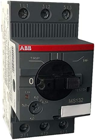 ABB MS132-6.3 Manual Motor Protector,6.3A,Rotary Knob