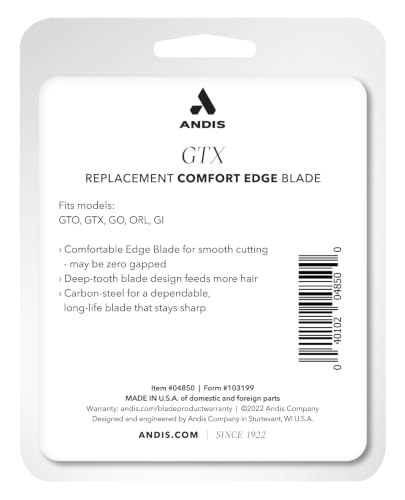 Andis 04850 GTX T-Outliner Replacement Blade, Deep Tooth, Zero Gap Capable - image 4