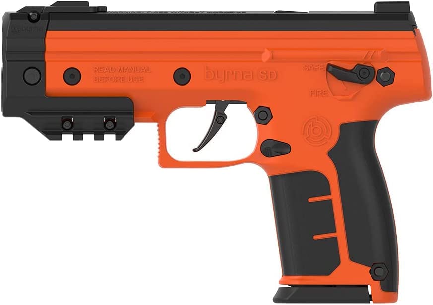 Image of Byrna SDXL Self Defense Pepper Ultimate Bundle - Pepper Spray, Non Lethal Pepper Launcher, 12g CO2 Powered Home and Personal Defense | Proudly Assembled in The USA (Orange)
