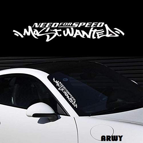 ARWY Need for Speed Most Wanted Sports Car Bumper Hood Windows Side Sticker Size (40X6 cm)-image-23