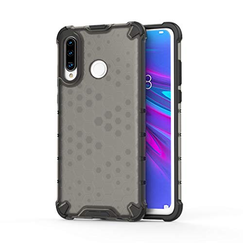 Image of Glasgow Back Case Cover for Huawei Honor P30 LIte Shockproof Military Grade Back Case Back Cover - Black