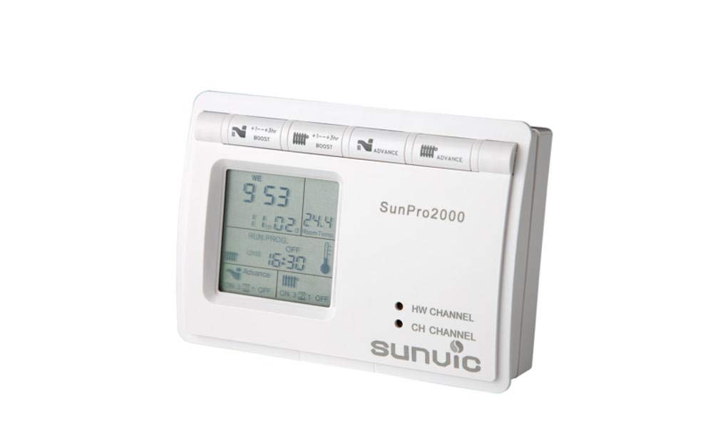 Sunvic White Sunpro2000 Two Channel Programmer, 230V,