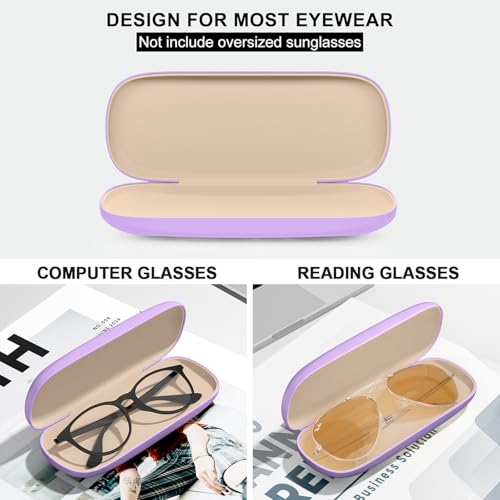 Image of Eyeglasses Case, Hard Shell Protective Case for Glasses, Unisex for Women Men