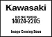 Kawasaki 14024-2205 Cover Genuine Original Equipment Manufacturer (OEM) Part