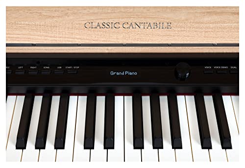 Classic Cantabile UP-1 LA Piano Droit Numérique – 88 Touches pondérées avec clavier à marteaux – Synthetiseur avec USB… - Les Beatles, Paul McCartney, John Lennon, RIngo Starr, George Harrison Classic Cantabile UP-1 LA Piano Droit Numérique - 88 Touches pondérées avec clavier à marteaux - Synthetiseur avec USB… – Image 6
