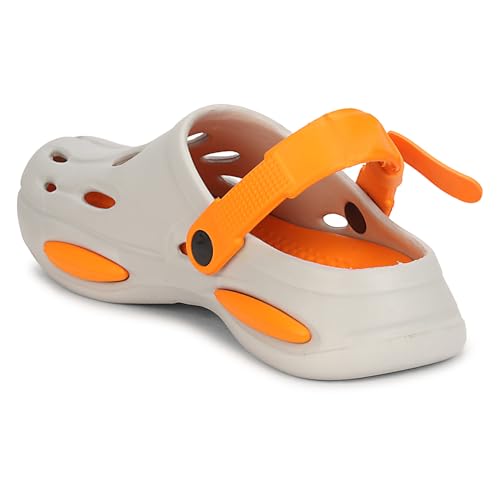 Image of Kraasa Glide Gear Men's Eva Casual Clogs for Everyday use | Sandals with Adjustable Back Strap | Lightweight, Comfortable | Stylish and Waterproof Mules