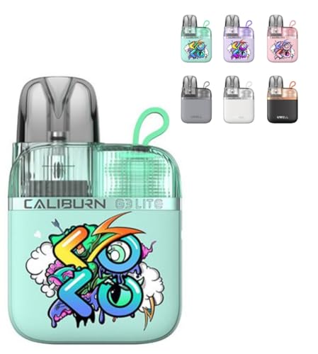 ���[�E�F�� �J���o�[�� G3 Lite KOKO �|�b�h�^ �d�q�^�o�R Vape �x�C�v �X�^�[�^�[�L�b�g �{�� 1200mAh 2.5ml �ő�25W �I�[�g�h���[ G3�J�[�g���b�W�݊� LED�\�� �������[�h�z�[���t (Graffiti Cyan)