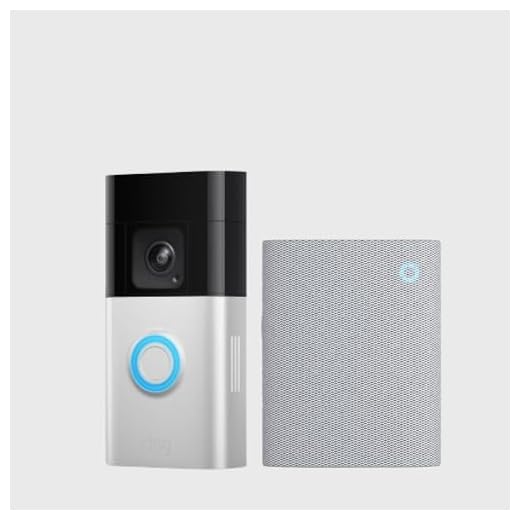 Ring Sonnette vidéo sans fil Pro (Battery Video Doorbell Pro) + Chime (3e gén.) | sonnette-caméra sans fil | Détection de mouvements 3D, vision nocturne couleur | Essai de 30 jours à Ring Home