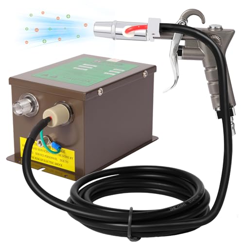 FEITA Ionizing Air Gun Antistatic Air Gun Electrostatic Eliminator Anti Static Ionizer with 4.6KV High Voltage Generator (FT-004 /FT-007A)