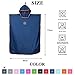 Hiturbo Microfiber Surf Poncho, Wetsuit Changing Bath Robe, Quick Dry Pool Swim Beach Towel with Hood (Navy)