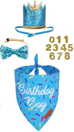 Dog Birthday Party Supplies Set, Pet Celebration Decorations Kit image 4