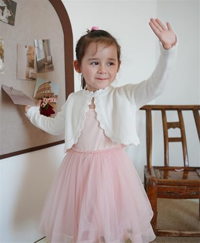 Toddler Girls Shrug Knit Girls Cardigan Childrens Bolero Dress Sweater Toddler Shawl Cover Up3