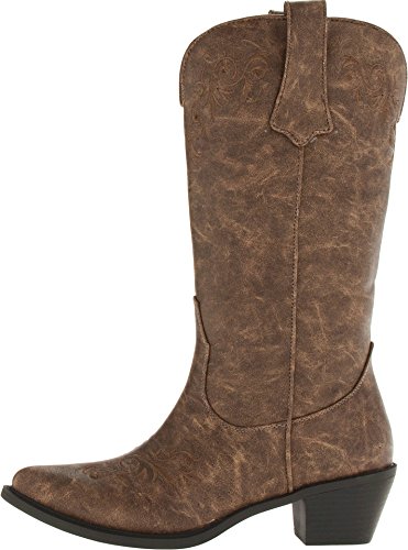Image of ROPER Womens Brooklyn Round Toe Casual Boots Mid Calf Low Heel 1-2 inch