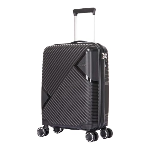 Mala de Viagem de Bordo Empire State 10kg Polipropileno Padrão ANAC, 4 Rodas duplas 360º e Trava de