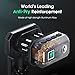 AINIRO Biometric Gun Trigger Lock - Advanced Fingerprint Gun Lock for Pistols Rifles Shotguns, World's First Quick Release Combination Trigger Lock for Handguns with Display Stand, Fits Most Firearms