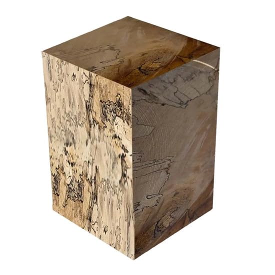 Exotic Wood Zone Bottle Stopper Blank 3" x 1.5" x 1.5"| Square Wood Blank | Wood Blocks| Lathe Blank (1Pc) (Plantation Genuine Mahogany (Indian))