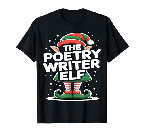 Die Lyrikerin Elf Christmas T-Shirt