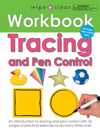 Image of Wipe Clean Workbook Tracing and Pen Control: Includes Wipe-Clean Pen (Wipe Clean Learning Books)