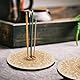 Suuwwn Räucherstäbchen Halter,3 Pcs Räucherstäbchen Halter Holz,Incense Holder,Incense Burner,Räucherstäbchen Halterung mit Asche-Auffangschale, ideal für Heimdekoration, Meditation (Farbe des Holzes)