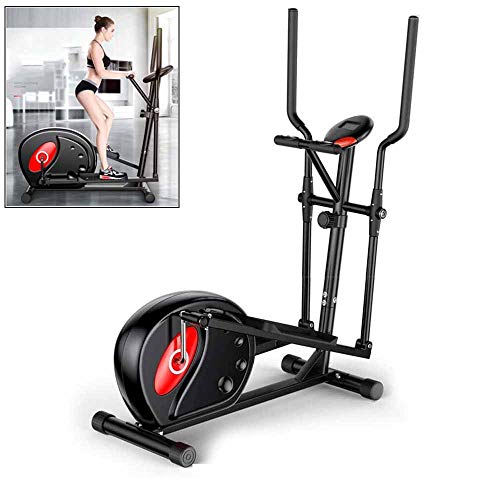jdiw Bicicleta Elíptica Ciclo Bici 8 Ajuste de Resistencia de Velocidad Gimnasio en casa caminadora de Aire de máquina de Ejercicios Entrenador elíptico