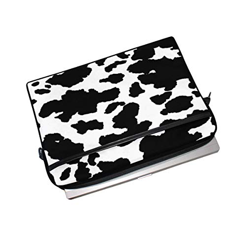 Laptop Bag Case Geometrical Animal Skin Cow Print Computer Protector Bag Travel Totes Briefcase with Shoulder Strap for Women Men Girl Boys4
