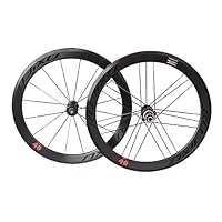 ドレスアップに！　リアホイール　カーボンリム+アルミスポーク 406 幅130 ドレスアップに！ リアホイール カーボンリム+アルミスポーク