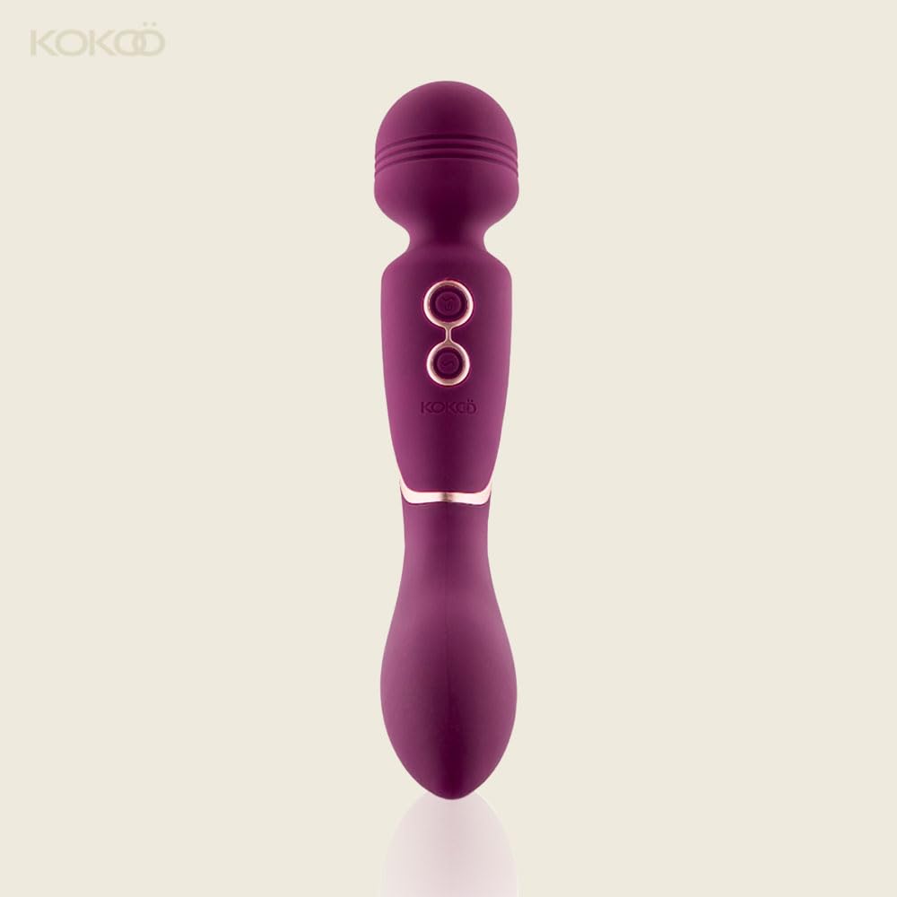 Kokoö Vibratore Vaginale con Testina Terapeutica Dimmi | 3 Velocità e 7 Modalità di Vibrazione | Silicone morbido, Motore Potente e Silenzioso | Ricaricabile tramite USB e Impermeabile (Fucsia)