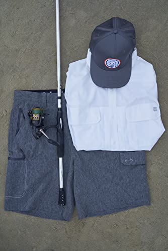 Huk Mens A1A | Quick-Drying Performance Fishing Shorts, Volcanic Ash, X-Large Us #TOP3