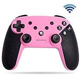 🎮【Control de movimiento de doble motor】switch Interruptor de controlador profesional de Nintendo Con función de control de movimiento y sentido del cuerpo del giroscopio de 6 ejes, fuerte, medio, débil 3 ajustable.
