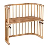 RÉGLABLE EN HAUTEUR EN CONTINU – Grâce au réglage de hauteur unique, ingénieux et en continu, le plan de couchage babybay peut être ajusté avec précision au lit des parents - sans espace, sans marche, sans vaciller - pour que vous ayez toujours votre chéri près de vous