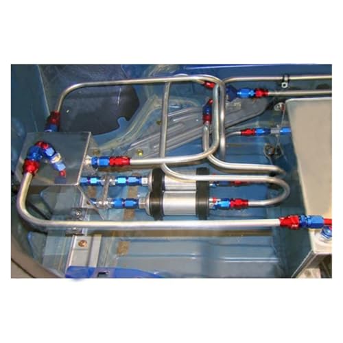 Bomba combustible externa de flujo estable con adaptador de manguera 8 mm 5