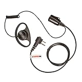 Oreillette en Forme de D PTT pour Motorola Radio CP040 CP200 XTNi DTR◕VL50