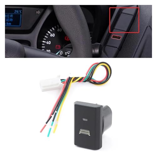 Bouton interrupteur caméra Ford Transit 2017-2019 LED bleu