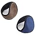 SYXLS 2 Stücke Ohrenschützer, Fleece-Ohrenschützer für Den Winter, Strickwolle Plüsch Earmuffs für Damen und Herren, für Jungen und Mädchen, Outdoor, Radfahren, Laufen, Skifahren (braun, marineblau)